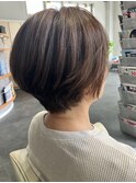 【骨格補正】トップの自然な立ち上がりと、襟足の収まりを計算