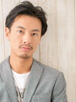 モッズヘア メン 南越谷南口店(mod's hair men)&nbsp;アップバングツーブロックビジネス大人クロップヘアa1南越谷
