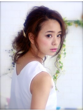 ヘアメイクサロンシャルメ(Hair Make Salon CHARMER) 二次会★CharmeRルーズシニヨンスタイルヘアセット