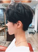 大人かわいい 厚めバング ショート☆【PARS 内山祐志】