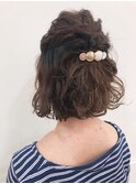 お呼ばれヘアアレンジ