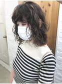 【ueki】ロングボブにスパイラルパーマ