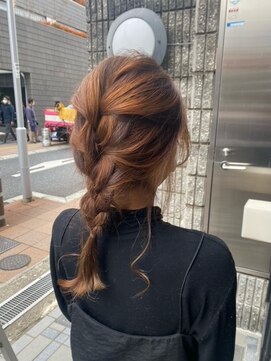 ディーヘアーデザイン(d.HAIR DESIGN) ルーズな編み下ろしスタイル♪