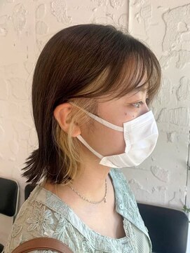 エム(EM) 【em 下北沢】耳掛けショート×イヤリングカラー