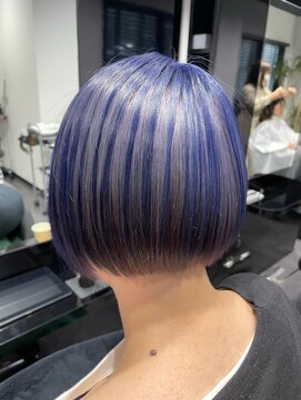 ギンザカミノア 東口店 高崎(GINZA CAMINOIA) ミニボブ×アンブレラカラー