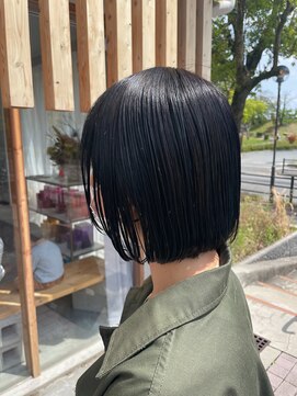 シプレ(cipre) ミニボブ x ブルーブラック