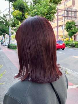 ヘアー アトリエ イチ(hair atelier iti) 暗めレッド