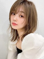 シルクレイ 高田馬場(Silk-lei)&nbsp;エアリーミディの小顔オフィスヘア★20代30代