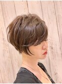 束間ショートボブ×クール系×浦和の美容室ARTS谷島樹
