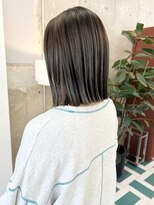 ノエ(noe) 切りっぱなしボブ×ハイライトM-10