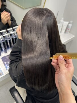 トランス(TRUNS) カット+ケアカラー+髪質改善ULTOWAトリートメント