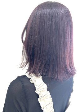 ヒビカ(HIBIKA) ガネットパープル_韓国風ボブ