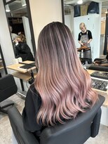 ラフ 難波店(LAFF) #黒髪#ボブルフ#ネビージュ#小顔#ワンレン