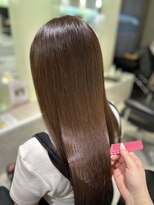 リー 尼崎(Lee)&nbsp;髪質改善艶カラー 艶髪オージュアトリートメント レイヤーカット