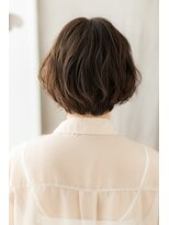 カバーヘア ブリス 大宮西口(COVER HAIR bliss)&nbsp;モカブラウンニュアンスパーマ小顔抜け感ショートY大宮20代30代