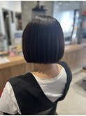 まとまり抜群！切りっぱなしボブ