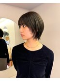 ボブ/ミニボブ/顔周りレイヤーカット/ショートボブ/外はねボブ