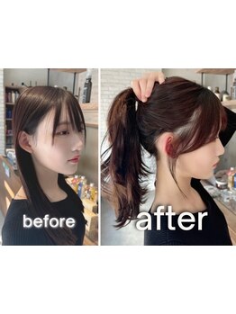 ヘアスタイルは前髪が8割◎似合わせに直結する顔まわりのカットはお任せください♪［恵比寿徒歩3分］