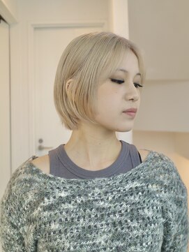 ミーム 原宿 表参道(meme) ダブルカラーハイトーンカラーケアブリーチインナーカラー#原宿