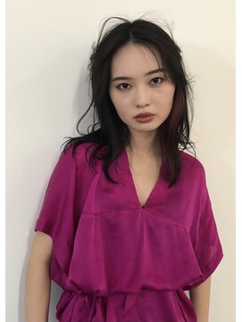 トゥーリ 薬院店(tuuli) tuuli miyu イヤリングカラーセミロング/髪質改善カラー