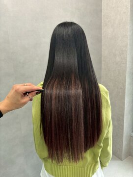 ウル バイ ドット(ulu by dot.) 【仁藤】髪質改善トリートメント/ピンクブラウン