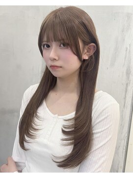 ロンドジェネルーズ 柏(Lond generous) 韓国柏顔周り縮毛矯正髪質改善ミニウルフレイヤー韓国風ヘアボブ