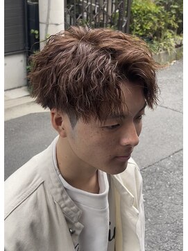 ミオ ゾーン(Mio'' ZONE) ツイストスパイラルパーマ×ブラウンカラー