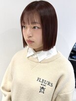 ラミエバイメルト 下北沢(lamie by melt)&nbsp;花田/切りっぱなしボブレイヤーブリーチなしダブルカラー下北沢
