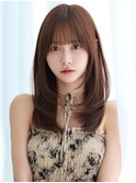 骨格別小顔カットニュアンス透明感カラー