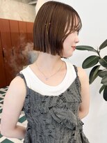 ノエ(noe) ミディアムヘア/デザインカラー/フェイスフレーミング/栄h167