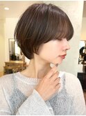 アッシュオリーブ20代30代40代50代ウルフレイヤーワイドバング