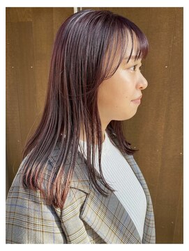 ナル(nalu.) ストレートヘア・ブラウンカラー・艶カラー