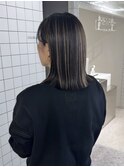 白髪はバレイヤージュによって馴染みやすい/30代/40代/原宿