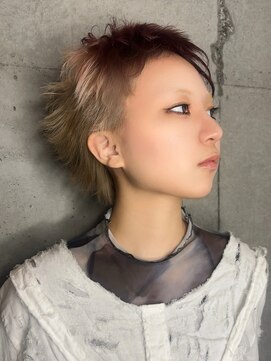 リークフー(Ree cu fuu) ふんわり秋冬ショート透明感ツートーンカラー