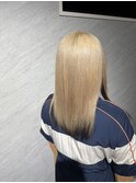 高級ケラチントリートメント×ブロンドカラー