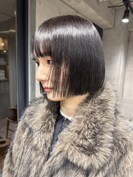 ルーフ 町田店(LUFE) グレージュボブ/透明感カラー/ボブ