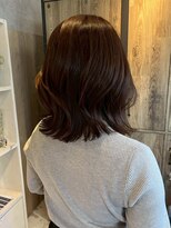ナフィ バイ エイム 町田店(Nafie by eim) 韓国風くびれミディアム/外ハネレイヤー/チョコレートブラウン