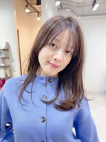 ファンナギンザ(FaNNa ginza)&nbsp;ロングレイヤー/ハッシュカット/カーテンバング/顔周りカット