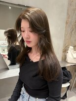 ブローチ(brooch)&nbsp;グレージュ　ブリーチなし　静岡　草薙