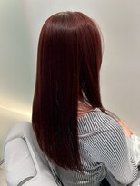 コム モア(COMME MOI)&nbsp;ロングレッドブラウン