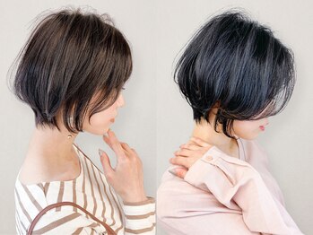 ブロッサム 若葉店(Blossom)の写真/似合わせレイヤーカットで本格韓国へアに！髪質や骨格に合わせ理想のスタイルを叶えます（グレージュ）