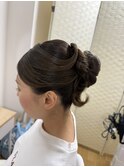 シニヨンアレンジ
