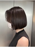 イメチェンヘアスタイルピンクベージュ前髪カタログ博多学割ボブ