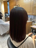ヘアリゾート粋 トゥジュ 池袋東口店(tujuh)&nbsp;透明感ダークブラウン/セミロング/ストレート