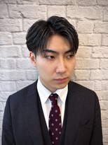 グレイスフルバーバー 新宿パークタワー店&nbsp;新宿大人メンズ◎ナチュラル刈り上げセンターパート