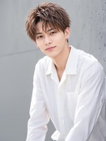 メンズルービック 江坂(MEN’s Rubik's) Men'sカットベリーショート/ダブルカラーツーブロック