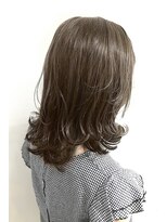 ルノン フィージュ(LUNON fieju)&nbsp;【LUNON fieju】外ハネミルクティーベージュ