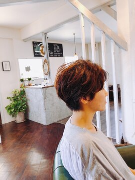 リンネ ヘアサロン(linne hairsalon) ショートパーマスタイル(一ヶ月後)