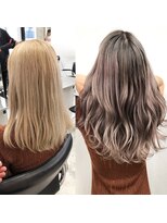 アディション 渋谷(ADITION)&nbsp;【ADITION渋谷】バレイヤージュ外国人風グレージュカラー