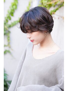 オースティン 錦糸町(AUSTIN) AUSTIN くせ毛風無造作カール×丸みショートボブミディ